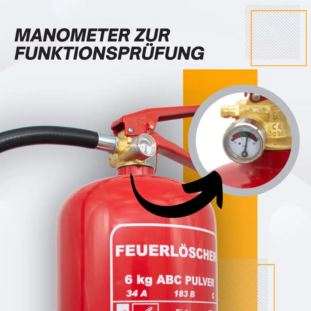 6Kg Abc Pulverlöscher - Feuerlöscher 3 6kg abc pulverlöscher - feuerlöscher – bild 3
