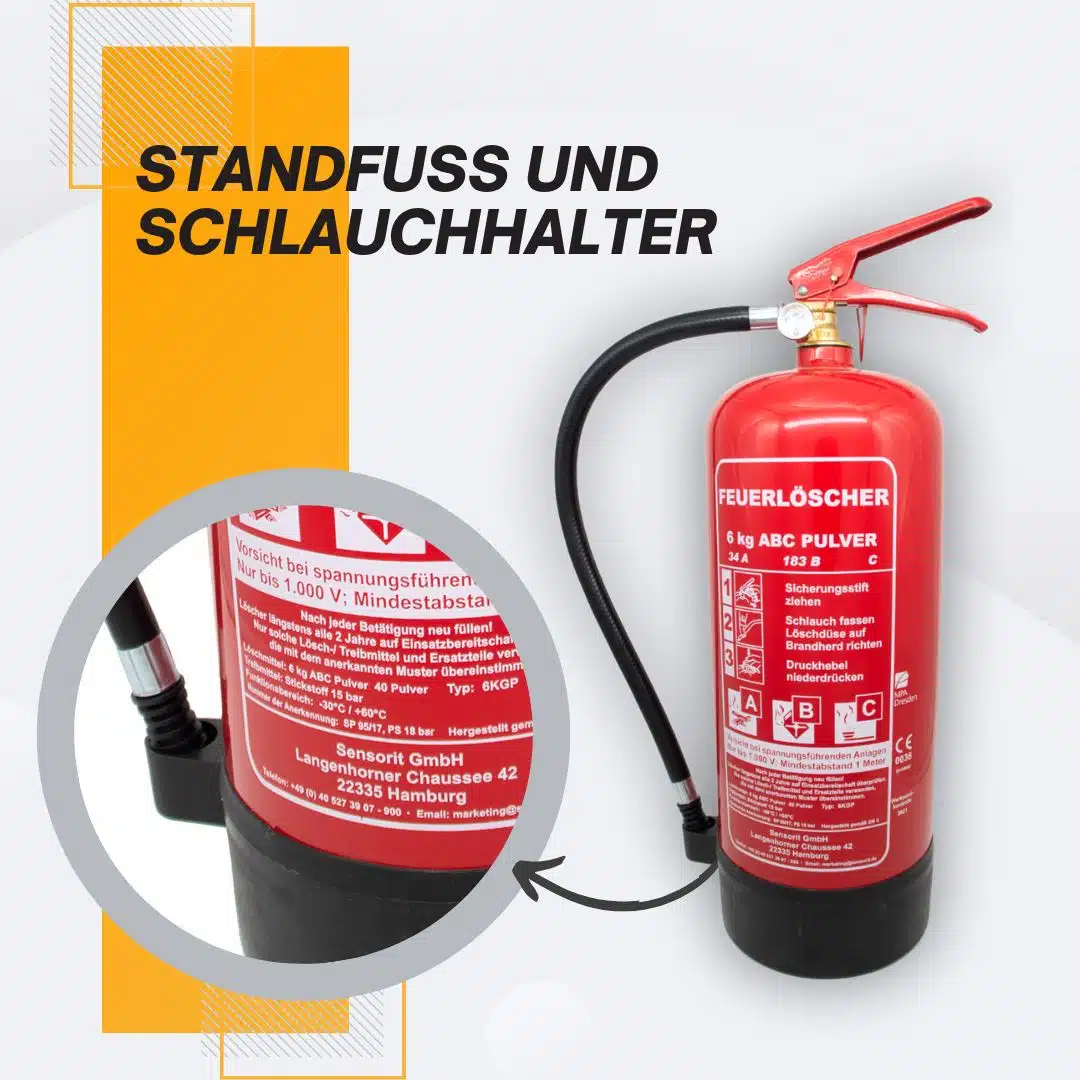 6Kg Abc Pulverlöscher - Feuerlöscher 5 6kg abc pulverlöscher - feuerlöscher – bild 5