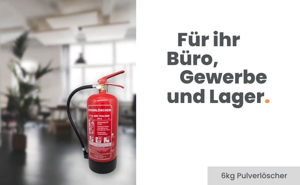 6Kg Abc Pulverlöscher - Feuerlöscher 6 6kg abc pulverlöscher - feuerlöscher – bild 6