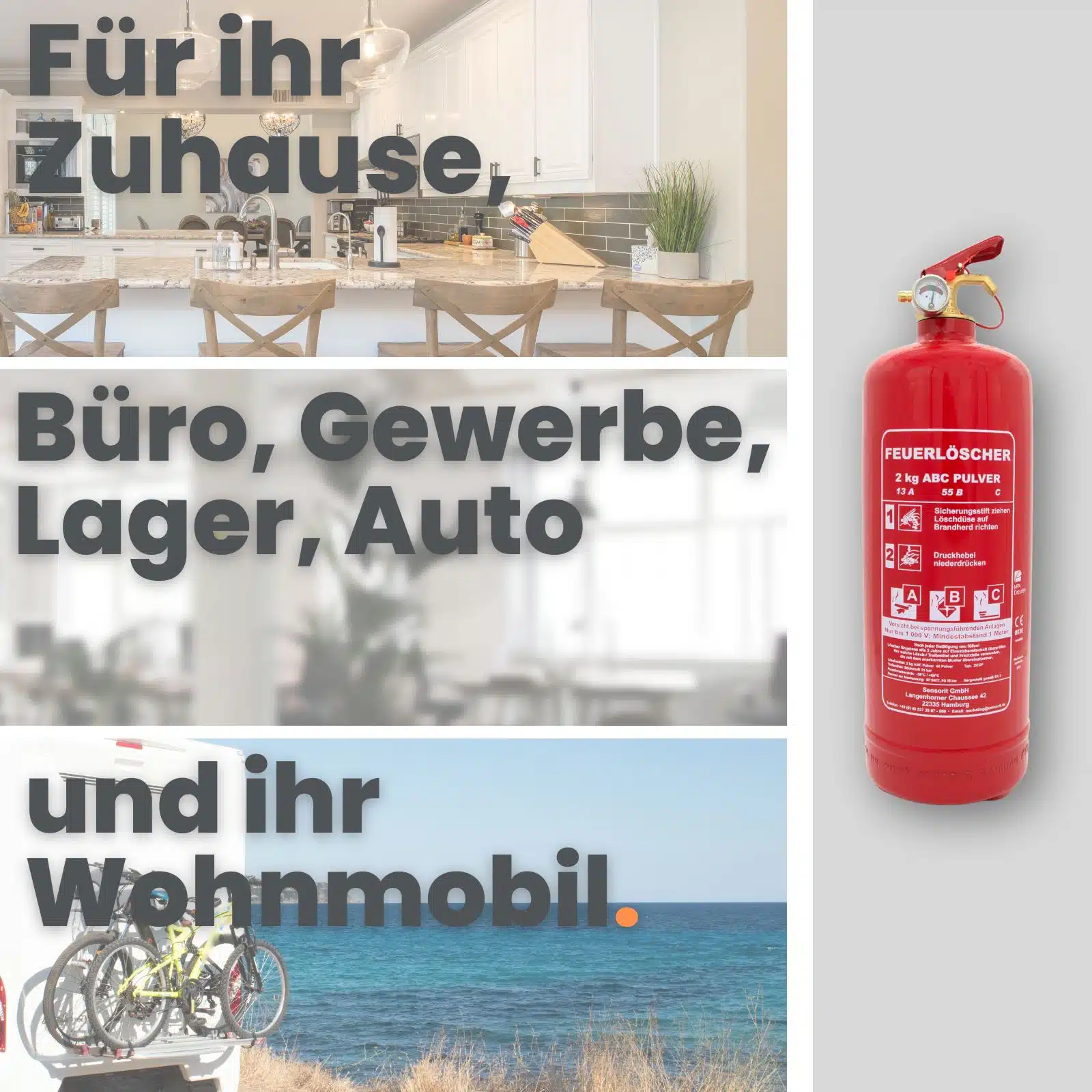 2Kg Abc Pulverlöscher - Feuerlöscher 6 2kg abc pulverlöscher - feuerlöscher – bild 6